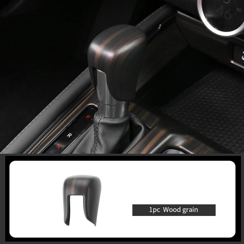 Shift Knob Covers | 3M Adhesive Cover for Civic Accord CR-V | Carbon Fiber, Wood, Gloss Black