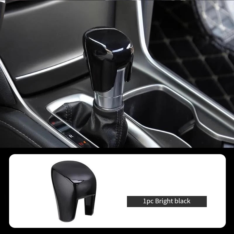 Shift Knob Covers | 3M Adhesive Cover for Civic Accord CR-V | Carbon Fiber, Wood, Gloss Black
