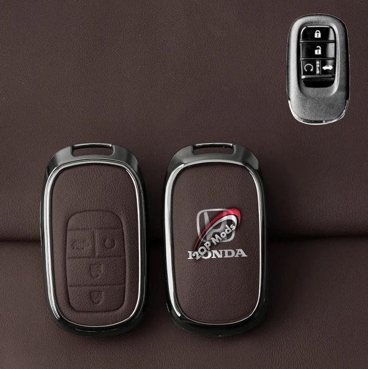 Car Key Case Cover Protector For Civic, Accord, CR-V, Pilot, Sport, Touring