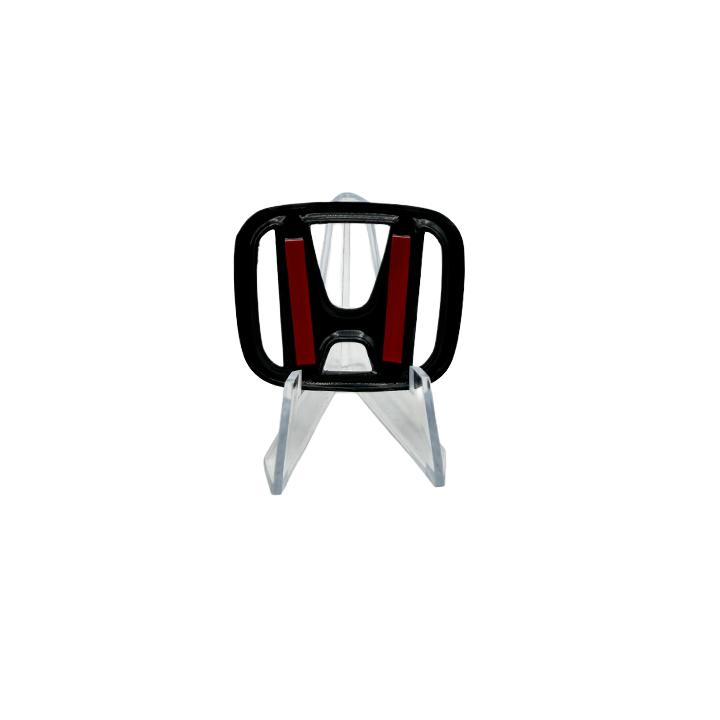 Steering Wheel Emblem Overlay Cover | Carbon Fiber | Premium 3M Adhesive Badge Overlay for Civic, Accord