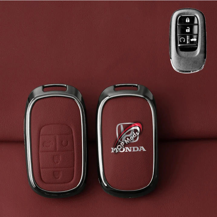 Car Key Case Cover Protector For Civic, Accord, CR-V, Pilot, Sport, Touring
