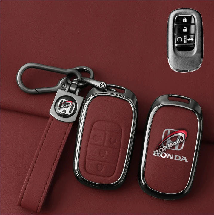 Car Key Case Cover Protector For Civic, Accord, CR-V, Pilot, Sport, Touring